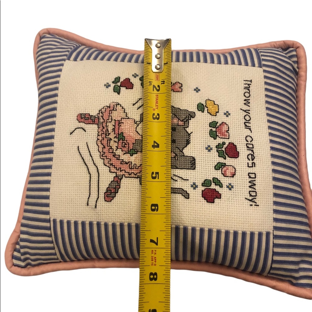 Throw Your Cares Away Ballerina Mouse Decorative Pillow - Picture 6 of 7